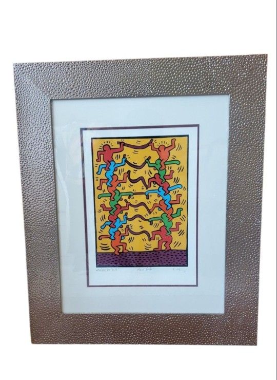 Keith Haring -  Signed Silkscreen With COA