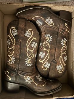 Leather boots