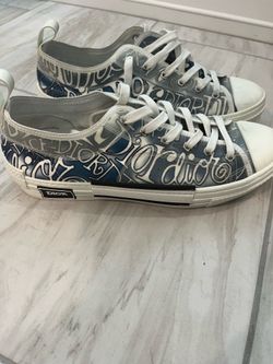 Dior B23 Low-Top "Shawn Stussy Graffiti" Sneakers - Men’s US 13 (EUR 47) - Worn < 5x