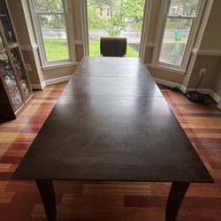 Solid Wood Dining Room Table 