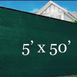 Privacy Fence Screen 5'×50' GREEN