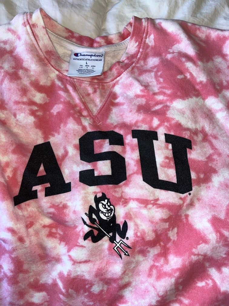 ASU Champion Crop Top Sweater – Gently Worn