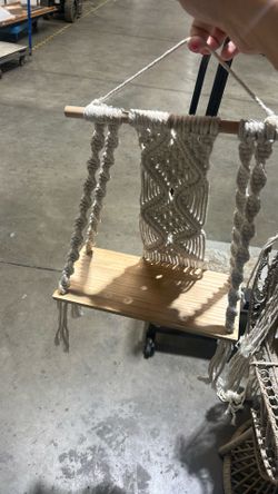 Macrame Hanging Decorative Swing