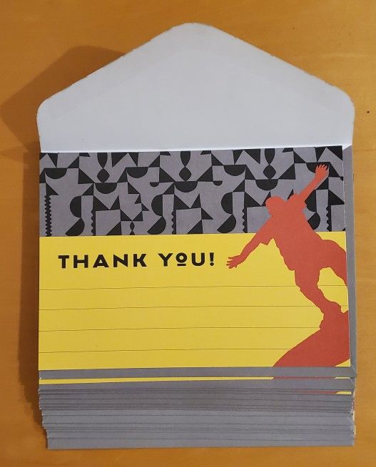 NEW Skateboarding Thank You Postcards (Qty. 15)