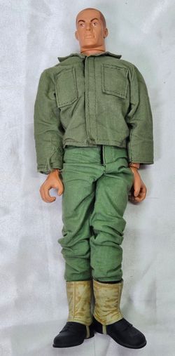 Vintage 1996 Hasbro GI Joe 12" Military Soldier Action Figure Uniform Boots #1
