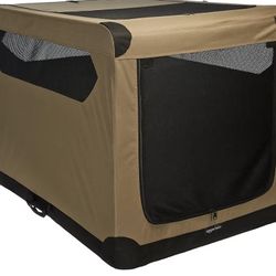  Dog Crate, Travel Dog Kennel Double Door Collapsible, Lightweight Soft-Sided 