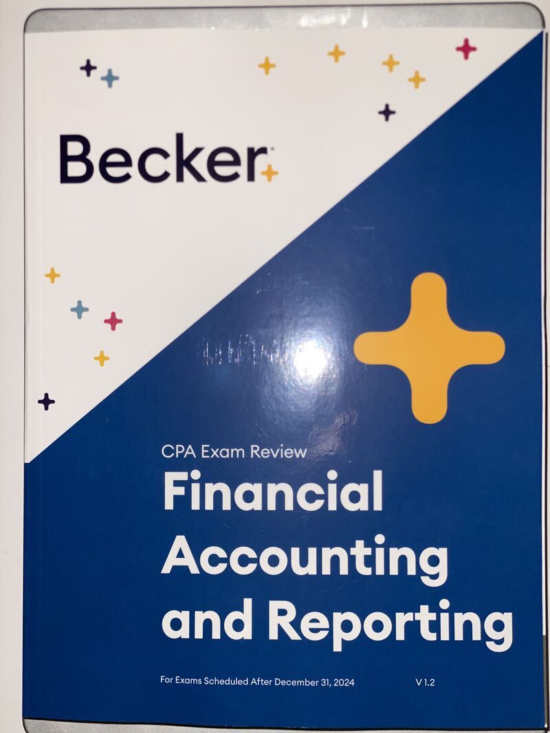 Becker CPA Exam Review FAR V 1.3 For Exam Scheduled After June 30, 2025
