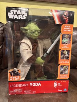 2015 Star Wars Legendary Yoda 16” Interactive Figure w/ Original Box