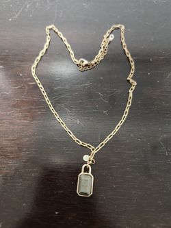 Brown Charm Chain Necklace