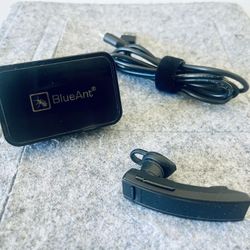 BlueAnt Blue Ant Q2 Bluetooth Headset Headphone Earpiece (Pre-Owned)