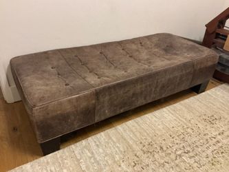 Brown ottoman