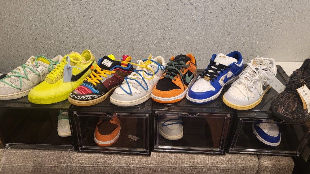 Size 8.5 OFF WHITE DUNK AIR FORCE SUPREME