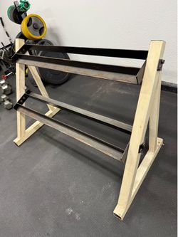 2 tier dumbbell rack