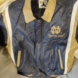 Notre Dame Leather Jacket