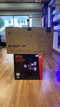 CyberpowerPC Ci5 16Ram 1TB SSD. RTX 5060 with 27” monitor