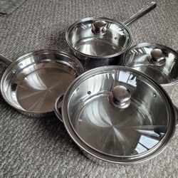 New Stainless Steel Cookwere Set 