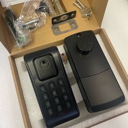 DOOR LOCK - Keyless Entry Door Lock Keypad Deadbolt Lock - Matte Black