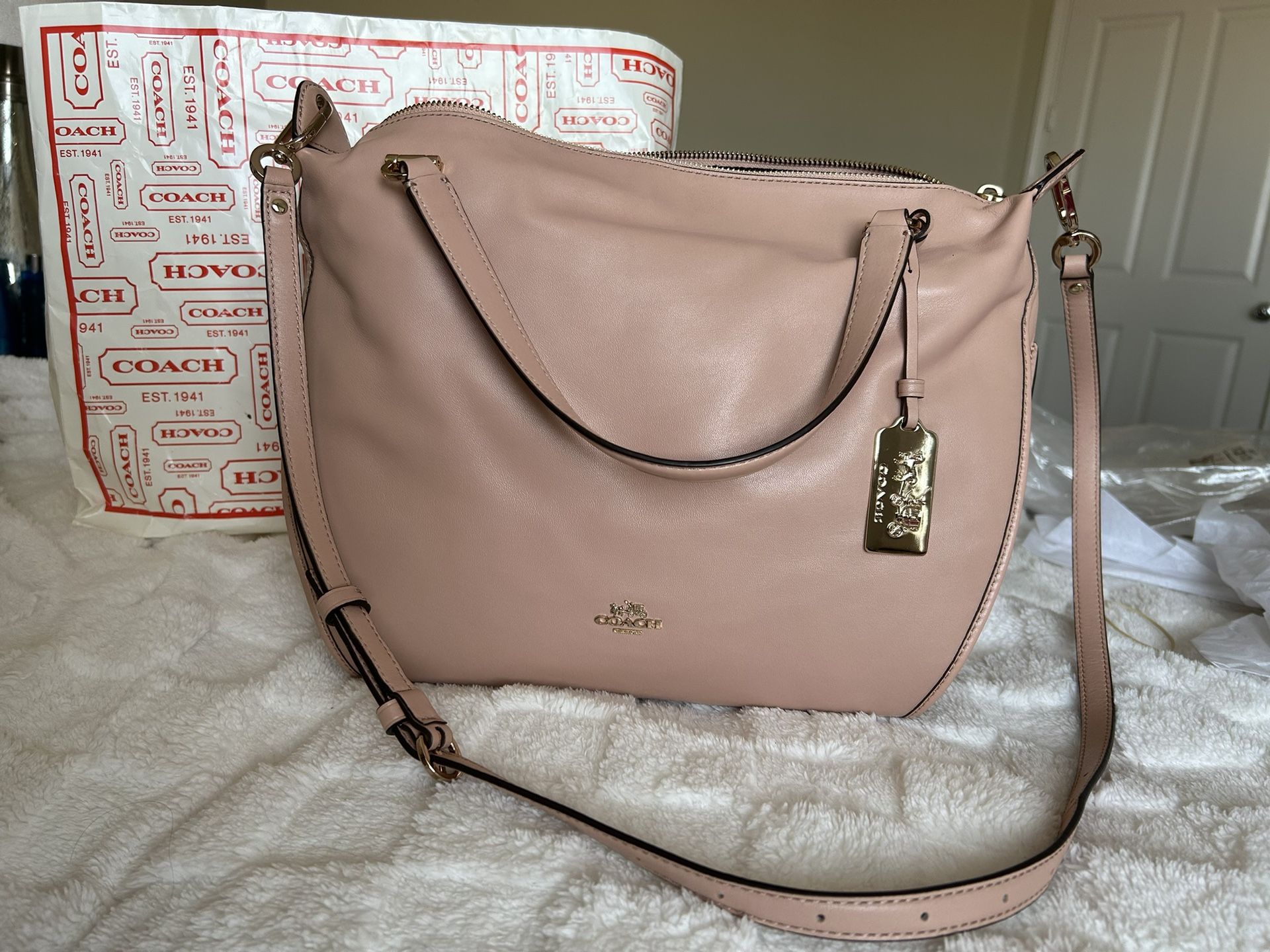NWOT Pink Coach Bag