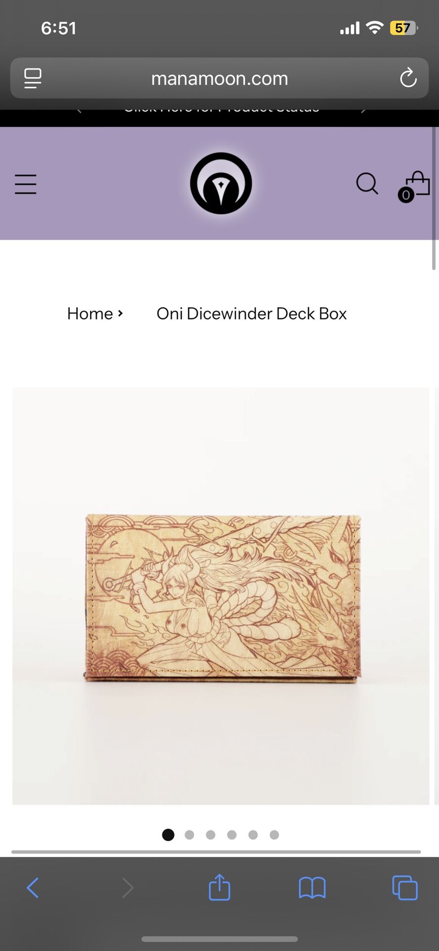Mana Moon Oni Yamato Deck Box