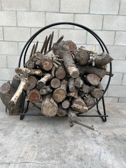 Round Log Rack