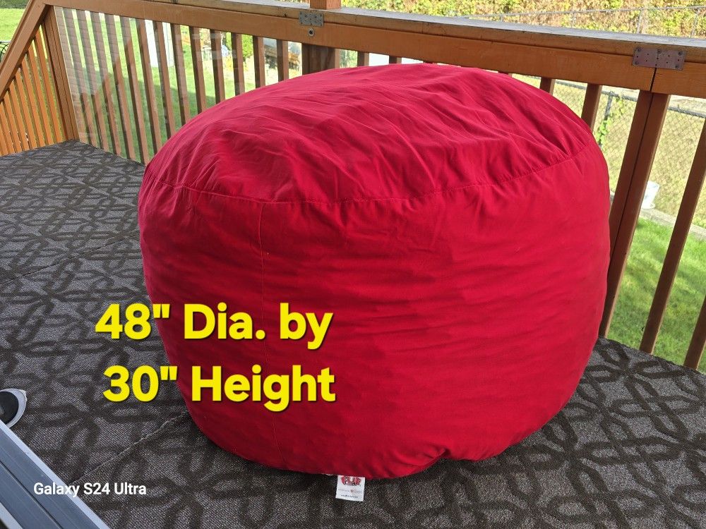 Fuf 4 ft Large Foam Filled Bean Bag Chair