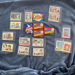 TOPPS + BIG BASEBALL SEALED PACKS LOT 