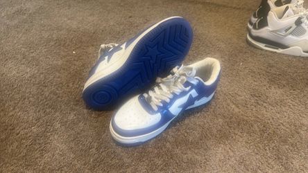 Blue bapestas size 11.5