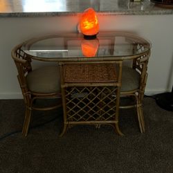 Wicker Bistro Table 