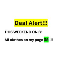 All Clothes $5