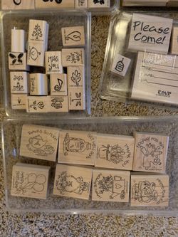 Stampin Up Rubber Stamp Sets from $10 - $20 per set
