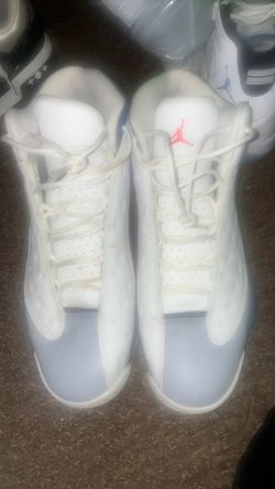 Air Jordan 13 White Grey Sneakers