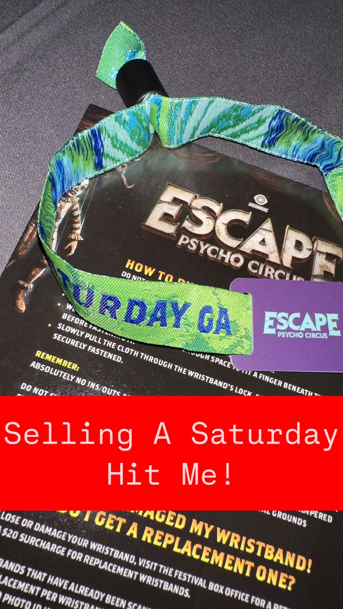 Escape Ticket Saturday Ga 2025