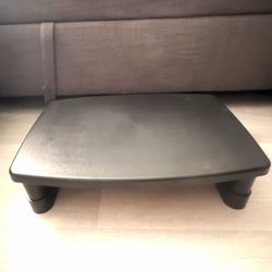 Monitor or Laptop Stand Riser - Thick Black Plastic