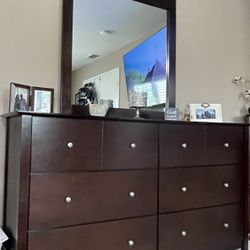 Dresser and Mirror