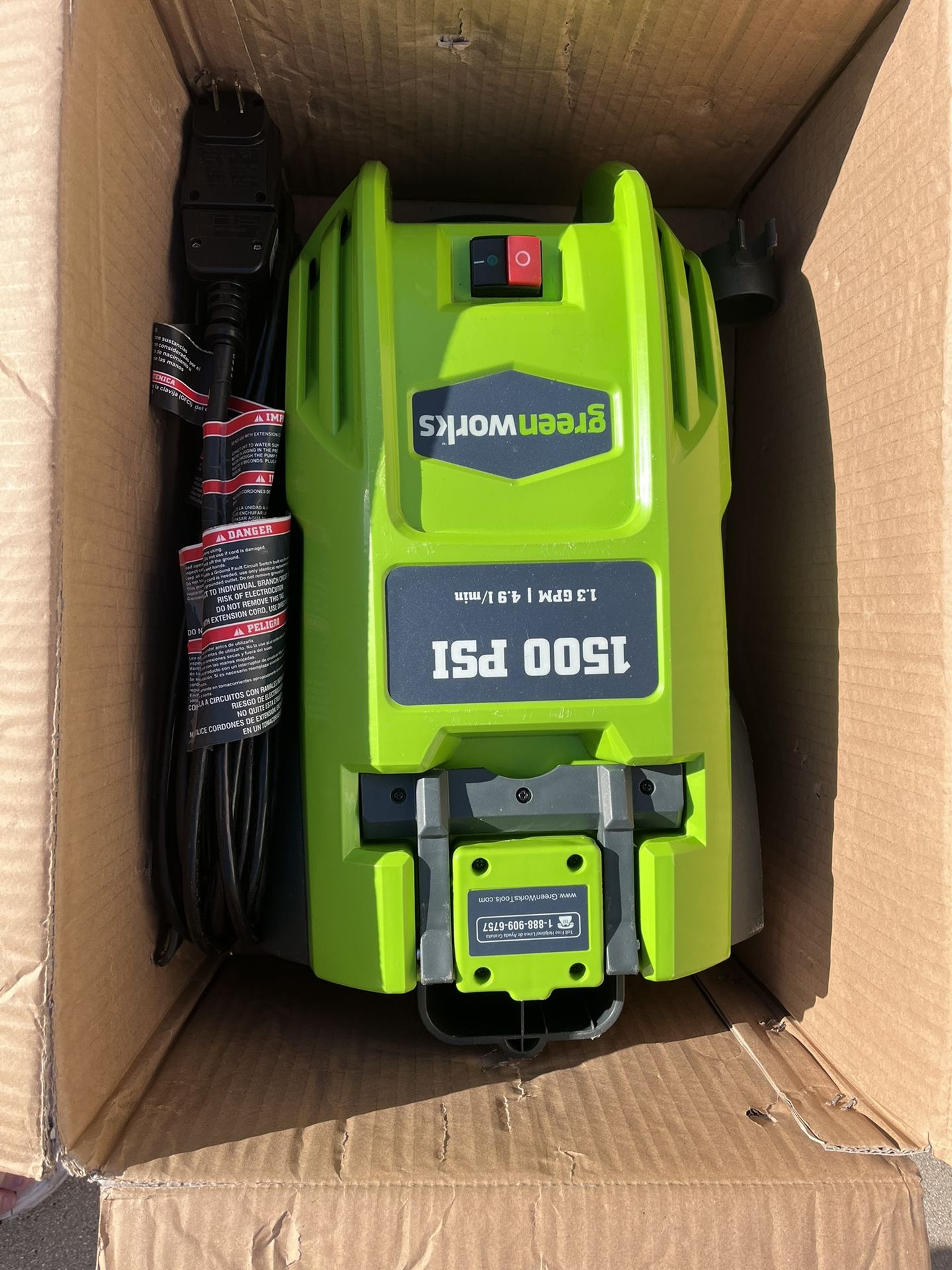 Greenworks 1500 Psi Pressure Washer
