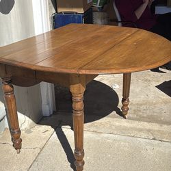 Drop Leaf Antique Table