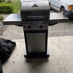 Well Cared For Char Broil Performance Series Black 2 Burner Glass Grill with Bottle and Cover