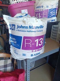 Fiber glas roll R 13 2 x 4 walls