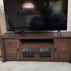 Wood TV Stand
