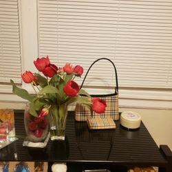 beautiful brueberry purse wallet 