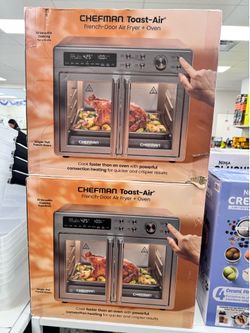 Chef man, toast, air French door, air fryer plus oven Chef man, toaster French door, air fryer plus oven 🍗