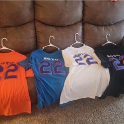 NY METS JUAN SOTO CUSTOM TEE SHIRTS