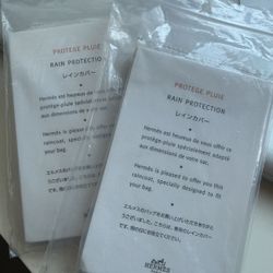 NEW Authentic Hermes Handbag Raincoat Rain Protection Cover (Lindy 26/30/34, Bolide Mini/25/27)