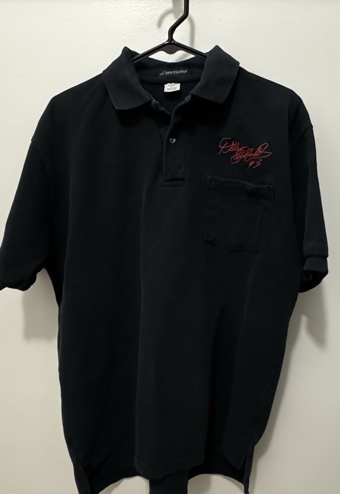 Vintage Dale Earnhardt GM Goodwrench Service Racing Men’s Polo Shirt SS Large