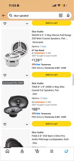 Skar 6” x 9” Elite Car Speaker