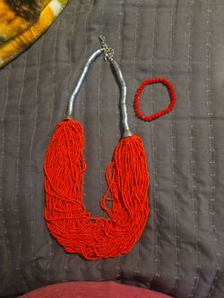 Coral color jewelry