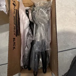 New Vollrath (contact info removed) 5 oz Black Handle Perforated Spoodles Lot of 5
