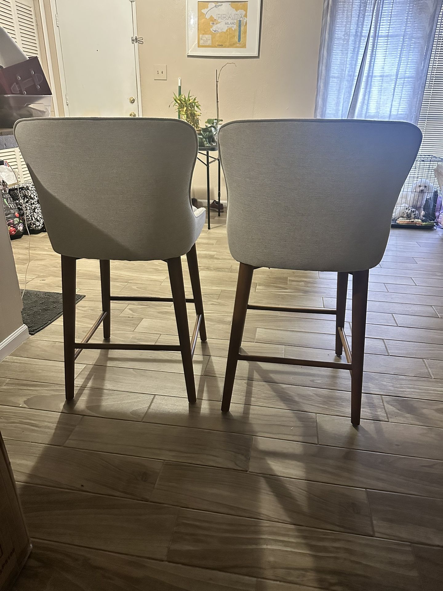 Counter Height Bar Stools (2)