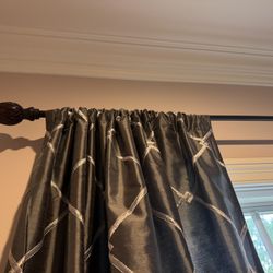 Curtains And rod 