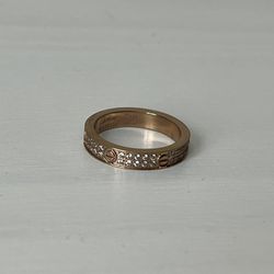 Love Ring With Diamonds 